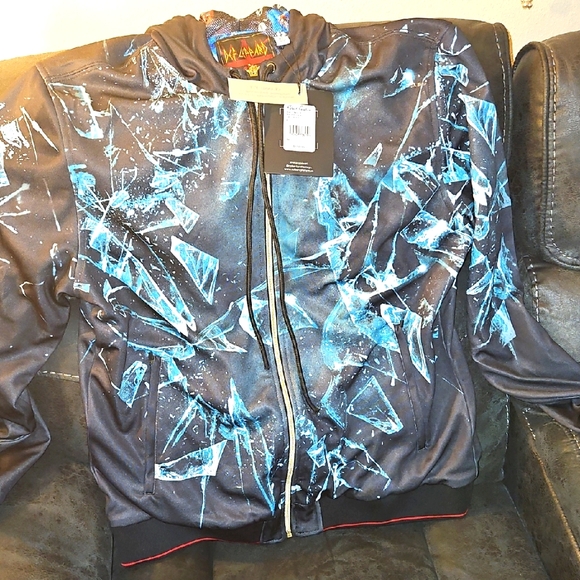 Robert Graham Invincible Def Leppard Zip Hoodie Limited Edition #76/254 Mens XL